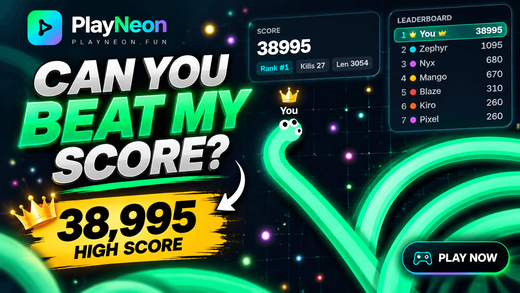 How to Play Neon Snake: Controls, Tips and High-Score Strategy